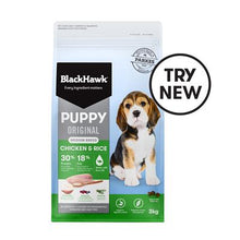 BLACK HAWK PUPPY FOOD - MEDIUM BREED - CHICKEN & RICE